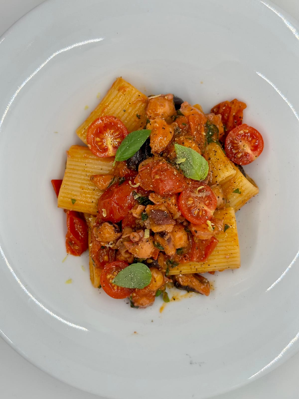 Pasta con Ragù di Polpo