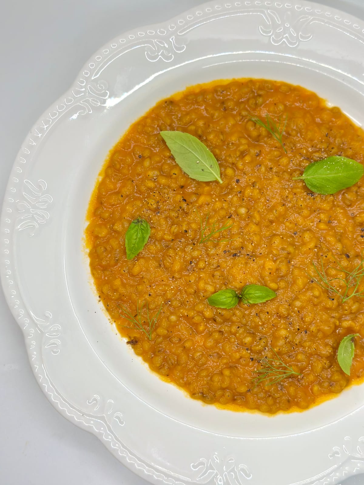 Orzotto alla Crema di Carote e Zenzero