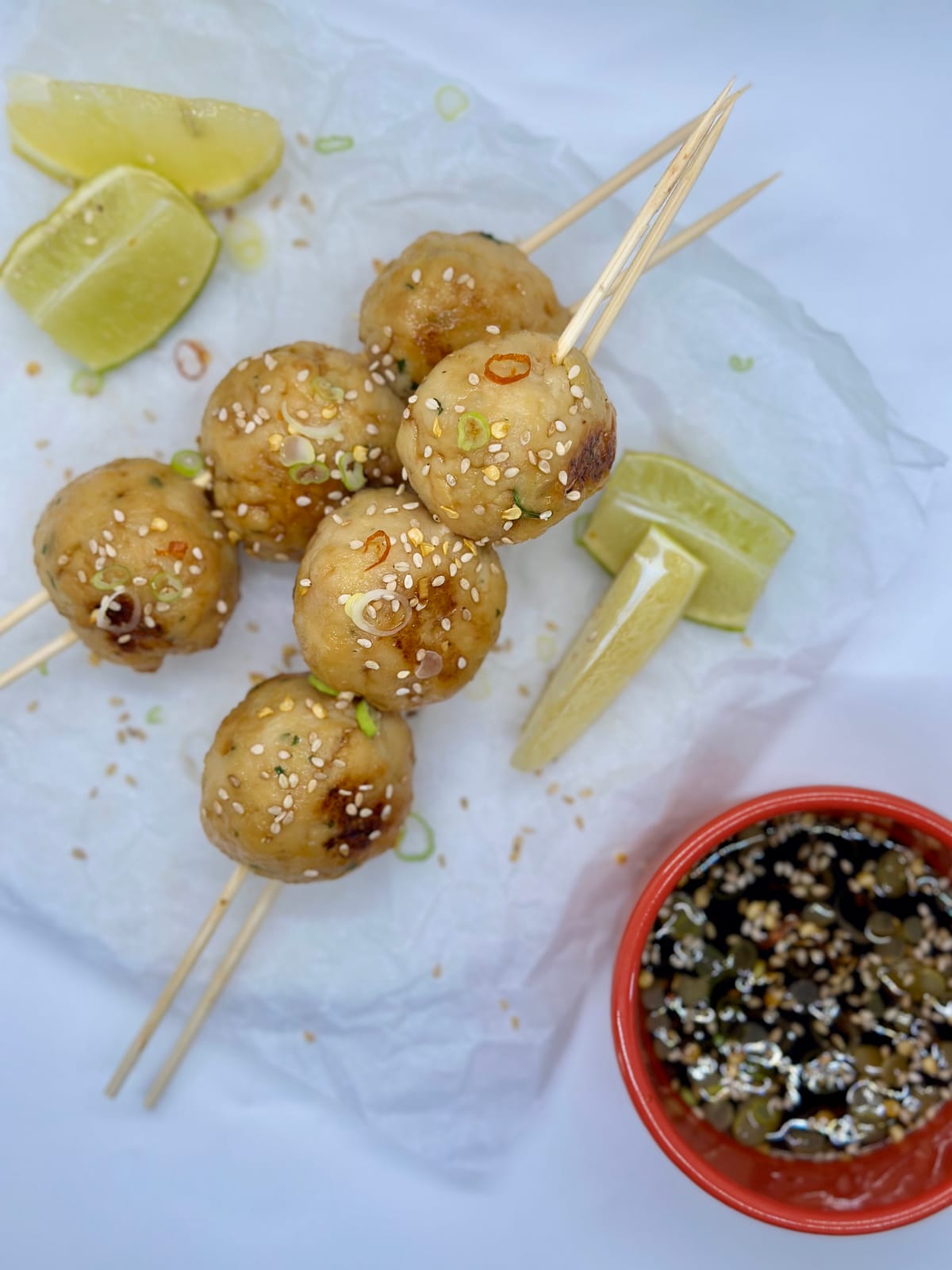 Polpette di pesce all'orientale