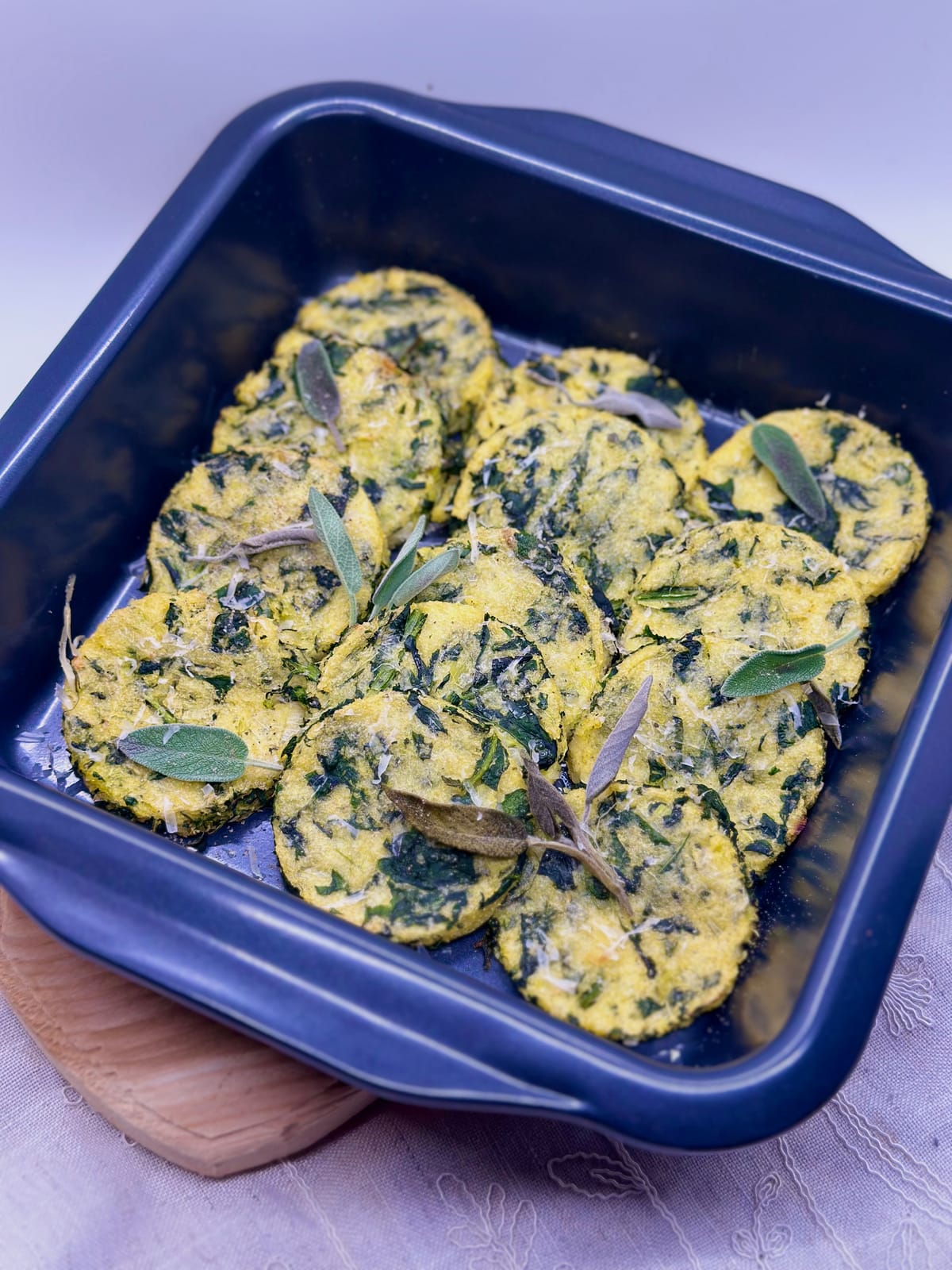 Gnocchi alla Romana di polenta con Erbette e Porri