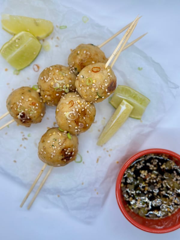 Polpette di pesce all'orientale