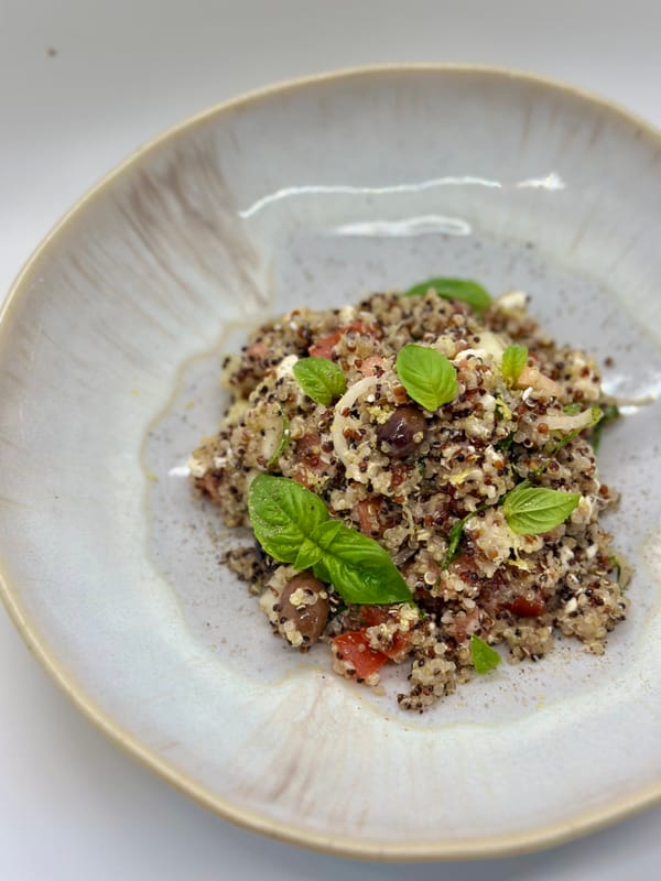 Quinoa alla Greca