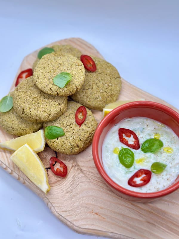 Falafel di Zucchine con salsa Yogurt