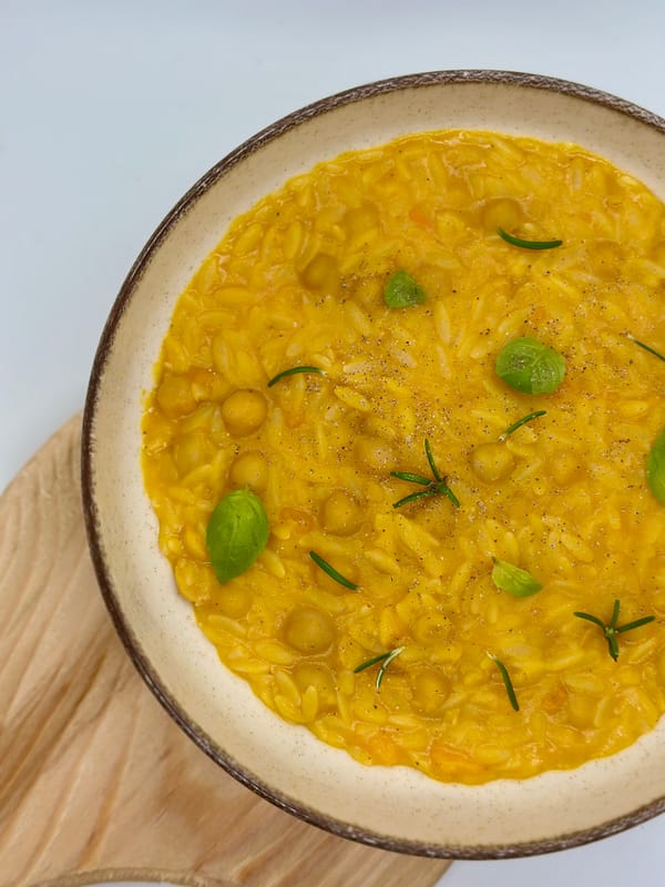 Risoni alla Zucca e Ceci One Pot